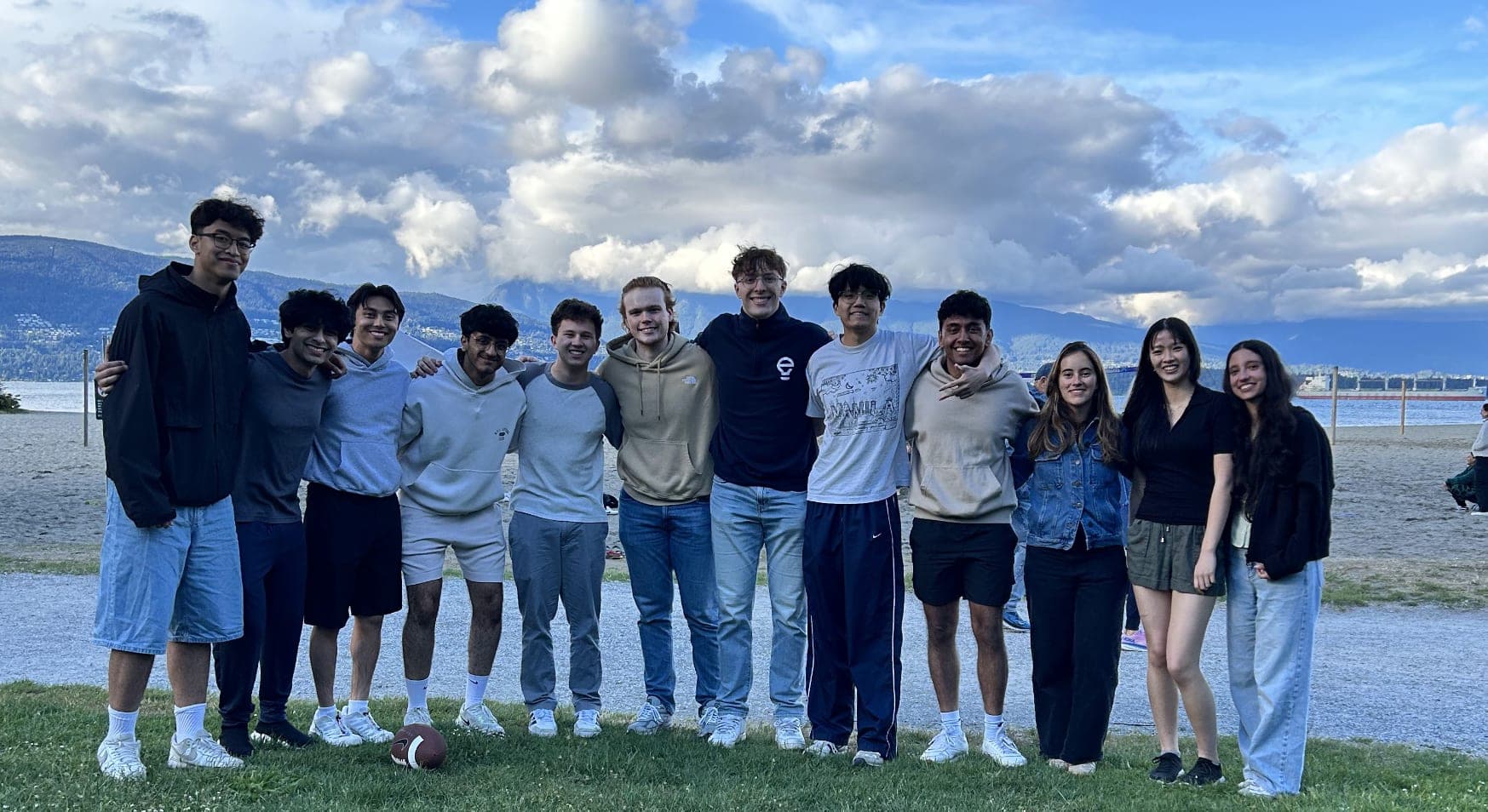 The eProjects UBC team together at their first summer social, May 2026